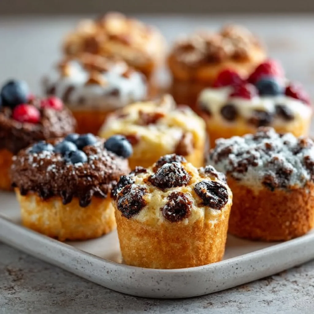 Köstliche Pancake-Muffins in sechs verschiedenen Geschmacksrichtungen