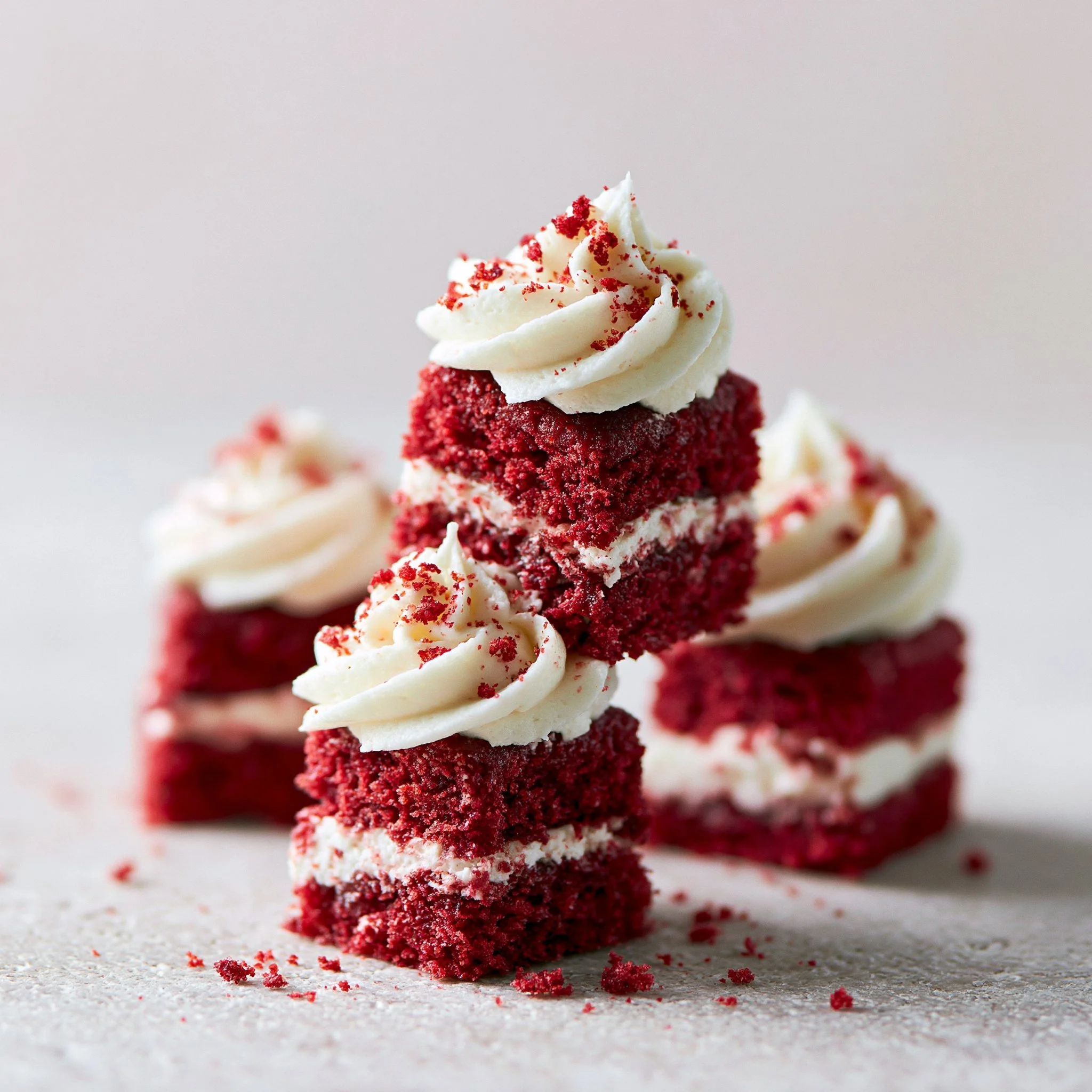 Rote Samt Kuchen Minis
