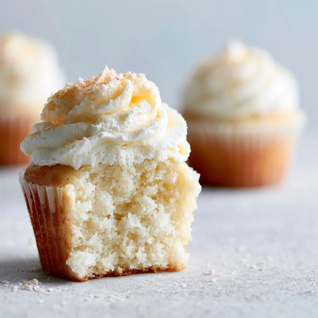 Bakery-Soft Vanilla Cupcakes