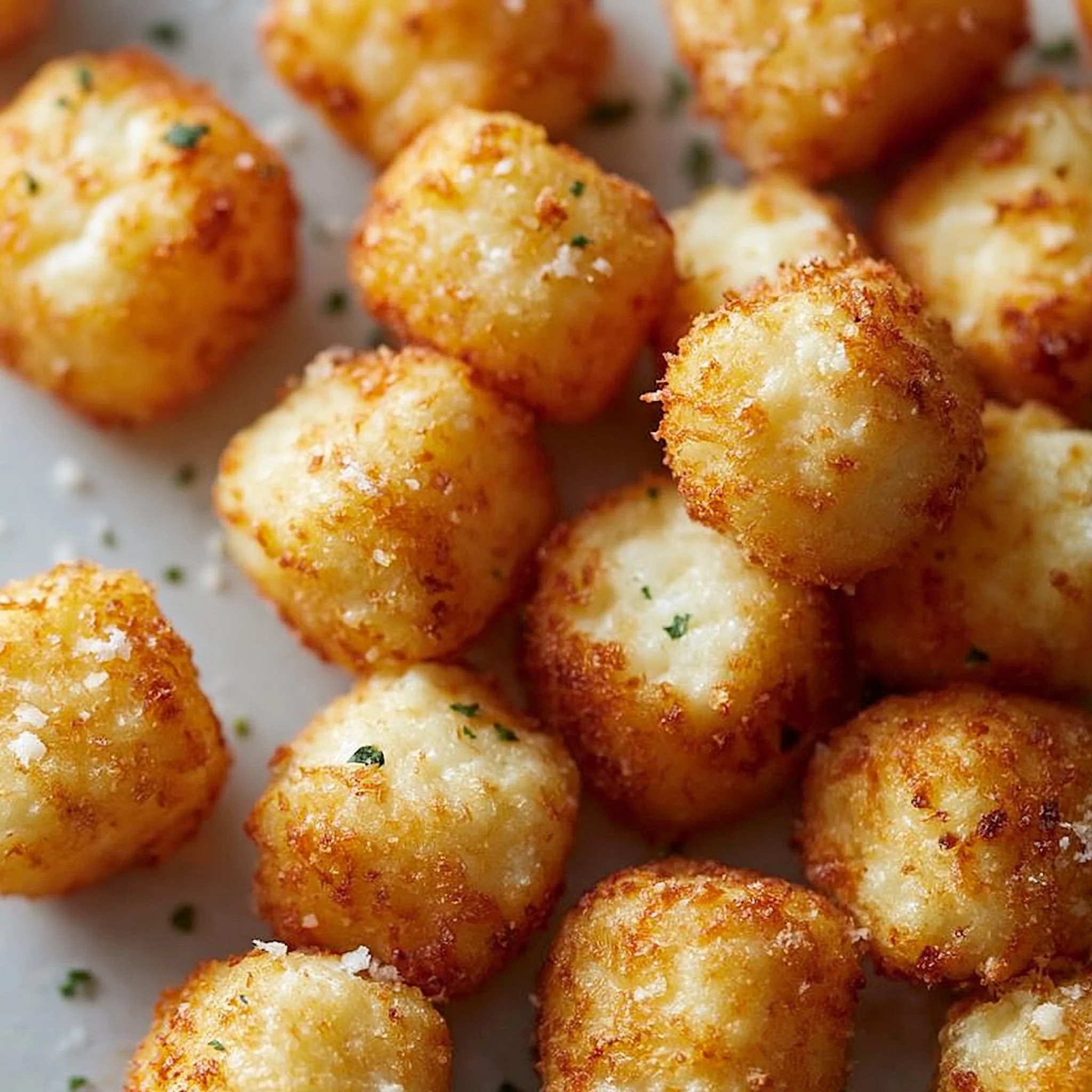 Zwei-Zutaten Hüttenkäse Tots